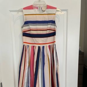 Kate Spade Striped Midi Dress